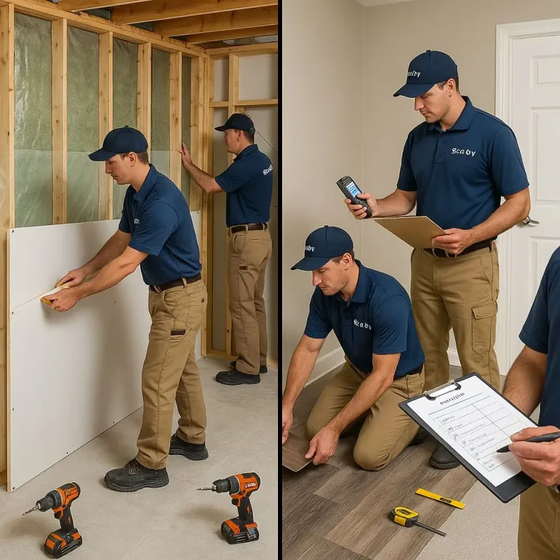 Repairs and Reconstruction process in Bellmead, TX