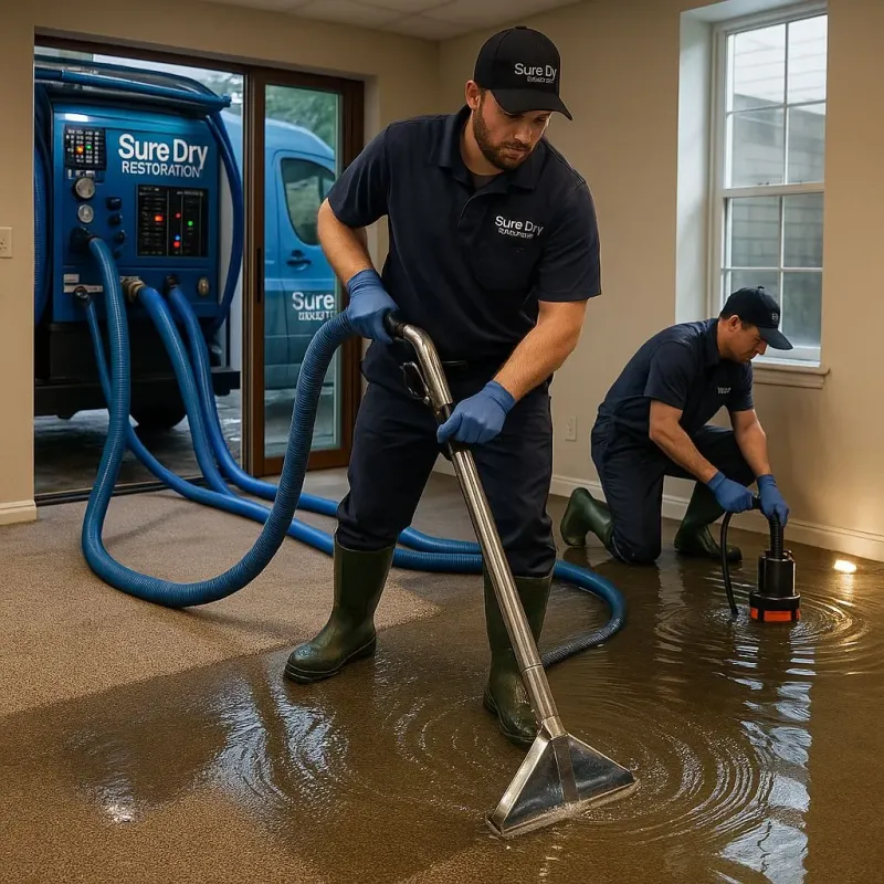 Water Extraction and Removal process in Bellmead, TX